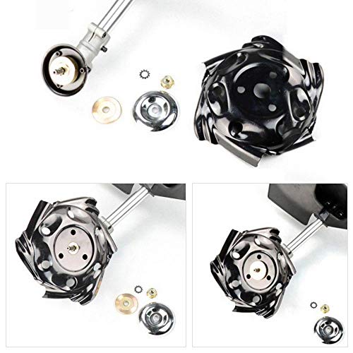 Barthylomo Weed Trimmer Head Lawn Mower Sharpener Weed Trimmer Head for Power Lawn Mower