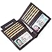 Multi-Purpose Travel Wallet Credit Card Holder Passport Cover 2 ID Window Genuine Leather RFID Blocking - Coffee