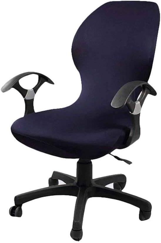 Best desk chair cover stretch blue