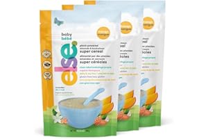 Else Baby Cereal Stage 2 - Almond & Buckwheat Cereal - Plant Based Cereal, Baby Food for 6 Months+ - Balanced, Made w/Real Wh