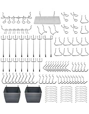 Ganchos para tableros con agujeros | Amazon.es