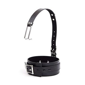 FIZZENN Fetish Fantasy Collar Toys Nose Hook Leder Choker Neck Bondage für Paare