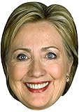 CELEBRITY CARD FACE MASK KIT - HILARY CLINTON - DO IT YOURSELF (DIY) #4
