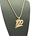 NYFASHION101 Solid Perfect Score 100 Emoji Pendant 2mm 24