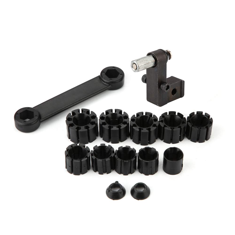 Yosoo Health Gear Stone Setting Tools for Jewelry, Ring Making Set Ring Setter Clamp Diamond Setting Tools for Gold Processing Fixing, Stones, Polishing, Beading Accessories