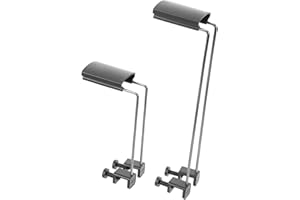 Quhoxdye Aquarium Light Bracket, Adjustable Fish Tank Lamp Holder Riser (2PCS) – 10cm & 20cm Height Plastic Support for Aquar