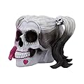 Nemesis Little Monster pigtailed Troublemaker Skull - Collectible Gothic Figurine