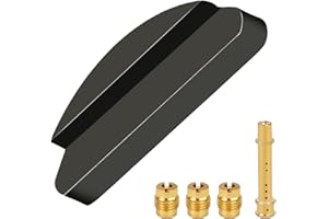 SHIQINHA #8 Flywheel Timing Key Compatible with Predator 212cc 196cc 224cc Coleman CT200U BT200X CT200U-EX Baja Warrior Mini Bike KT196 Go Kart 6.5 HP GX160 Clone Engine Parts with Carburetor Jet Kit