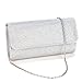 Anladia Women's Evening Bag Clutch Purse Party Wedding Handbag With Chain, Bridal Purse Handbag Cross Body Tote for Women