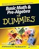 Basic Math and Pre-Algebra For Dummies, Mark Zegarelli, 0470135379