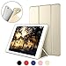 iPad Pro 10.5 Case 2017 Released, DTTO Smart Cover Case with Ultra Slim Lightweight Anti-Scratch Non-Slip Flexible Soft TPU Back Cover for iPad Pro 10.5 inch 2017[Auto Sleep/Wake],Champagne Gold