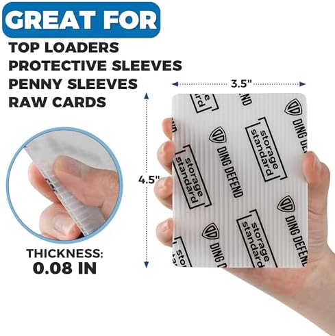 Protectores de envío de tarjetas intercambiables, insertos de plástico ultra fuertes de, paquete de 110, 3.5 x 4.5 pulgadas
