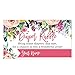 Floral Diaper Raffle Cards for a Baby Shower - 50 Count