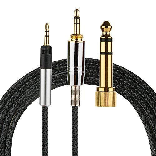 Replacement Audio Cable for Sennheiser HD598 HD558 HD559 HD569 HD579 Headphones with Microphone