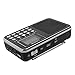 Mfine 938B Black Portable Speaker AM/FM Radio Music Player Micro SD/TF Card