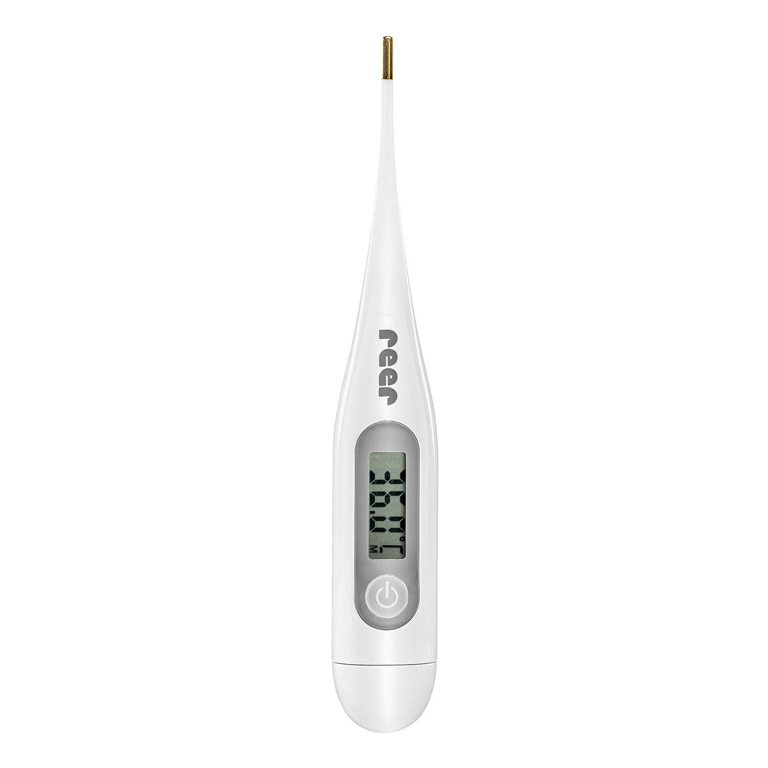 reer ClassicTemp Digital Fever Thermometer 20 Seconds Measurement Time Gold Tip for the Whole Family