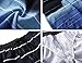 Nonwe Men's Beachwear Quick Dry Holiday Drawstring Striped Board Shorts Blue 38