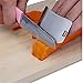 JIAEN 304 Stainless Steel Finger Guard Finger Protector Tool for Kitchen Knives While Cutting - 2 Pack