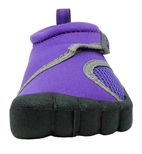 Fresko Toddler Water Shoes For Boys and Girls, T1031, Purple, 6 M US Toddler