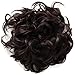 CAISHA Hairpiece Hair Wrap Heat-resistant Synthetic Fibres Curly Messy Updo Brown Chocolate HW5