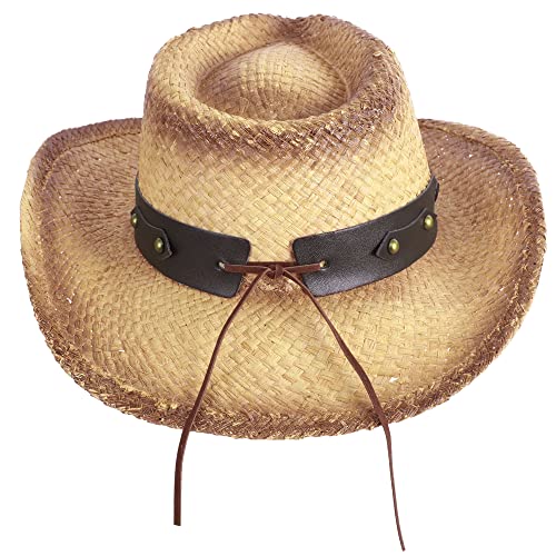 Simplicity Children's Cowboy Hats Baby Cowboy Hat with Rolled Brim Wide