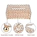 DLCUEL Anferstore Crystal Tissue Box Cover Rectangular-Decorative Tissue Box Cover Tissue Holder-Crystal Napkins Container-for Elegant Décor(7.87? x 4.6? x 3.75?) (Gold, Round)