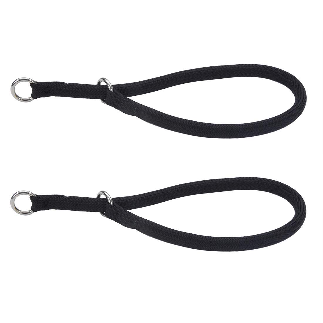 Coastal Pet Products Round Nylon Black Choke Collar for Dogs, 3/8 By 24