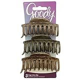 Goody Half Moon Claw Clip ([4-Pack of 3)
