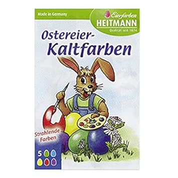 TK Gruppe Timo Klingler 5X Ostereier Kaltfarben Farben für Ostern Eier Ostereier Ostereierfarben