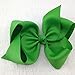 XIMA 20pcs 8inch baby Boutique Grosgrain Ribbon Hair Bows Clips for Baby girls Hair bows (With Alligator, Mixcolors)