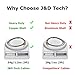 J&D 3.5mm to 6.35mm Stereo Audio Cable, Gold Plated 3.5mm 1/8 inch Male TRS to 6.35mm 1/4 inch Male TRS Copper Shell Cable with Zinc Alloy Housing, Nylon Braid for Amplifiers, 3 Feet