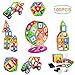 NextX Magnetic Blocks, 100 PCS Magnetic Tiles Building Blocks STEM Educational Building Toy Set