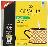 Gevalia Decaf Signature Blend Single-Cup Coffee for Keurig K-Cup Brewers - 18 Ct - Pack Of 2