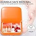 4 Pack Small Pill Box Case for Purse Pockets Travel Pill Organizer Portable Cute Medicine Box Daily Mini Pill Holder Container for Vitamins, Fish Oil, Supplements(4 Color)