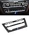 Carbon Fiber Car Cd Control Panel Frame Decorations Sticker Refit Styling Trim
