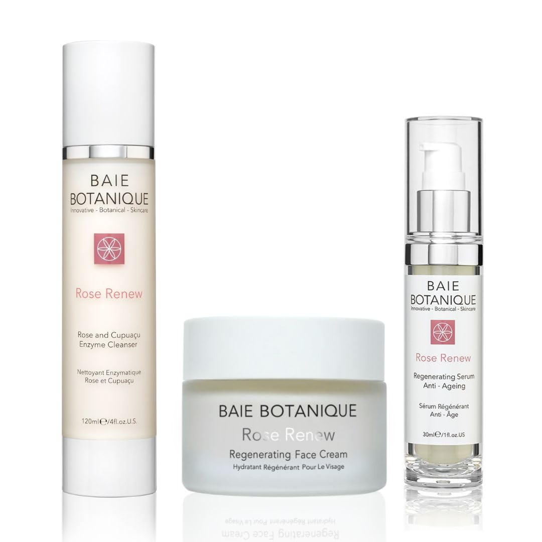 Baie Botanique Rose Renew Youth Restore Bundle With Complimentary Single Face Cloth