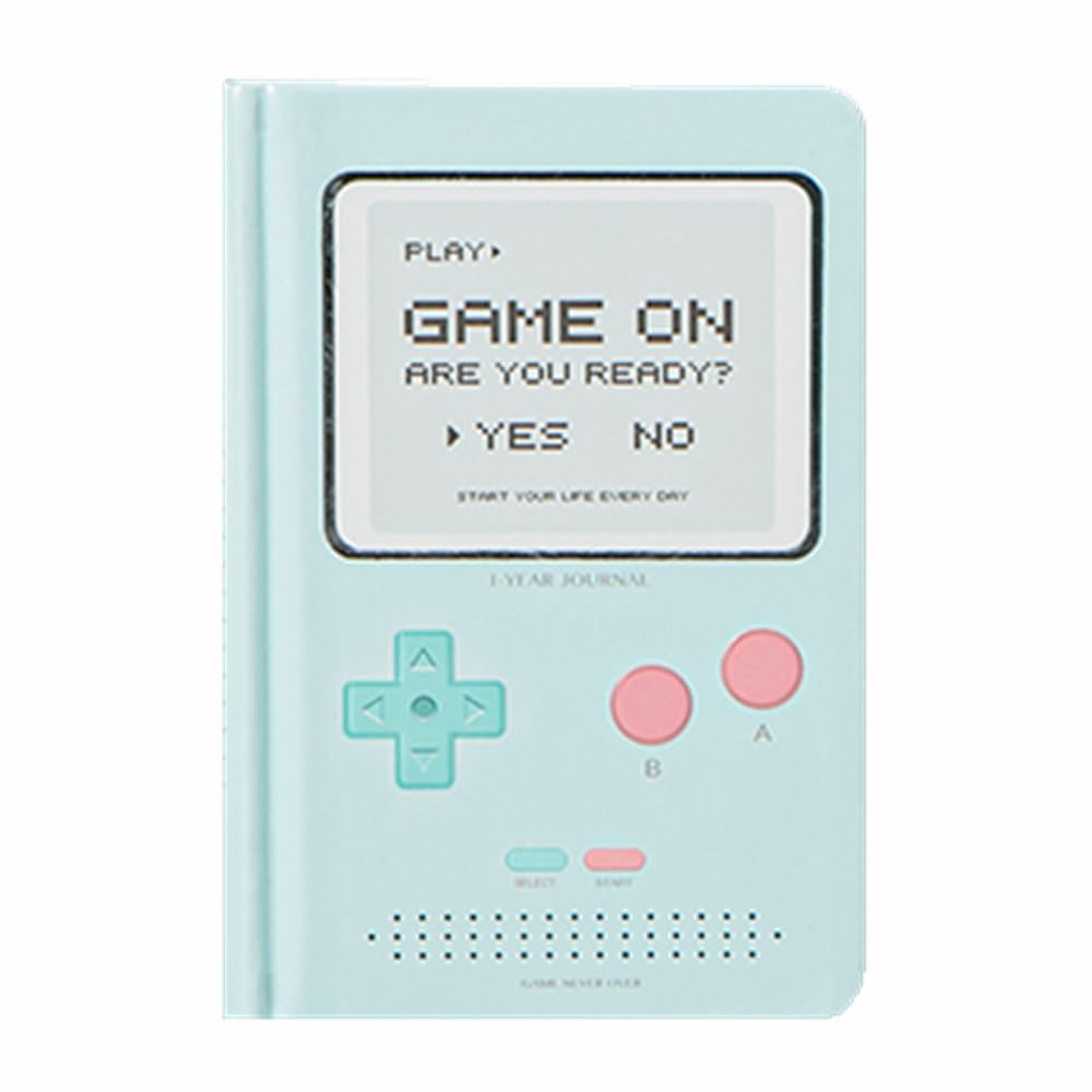 365 Days A6 Undated Daily Planner mini Cute Diary Appointment Book Notebook Game Design Journal Notebook (green) — image 1