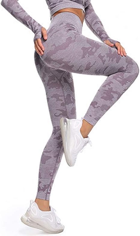 Amazon Co Jp 女性のシームレスなハイウエスト カモフラージュ戦利品ヨガパンツ アンチセルライト圧縮 スクワットプルーフレギンス レクリエーションタイツ Color Style 3 Size Small ホーム キッチン