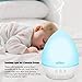 Aickar 200ml Mini Essential Oil Diffuser, Aromatherapy Diffuser with Touch Sensitive Buttons, Ultrasonic Cool Mist Humidifier with 7 Color LED Light and Auto Shut-off Function