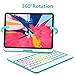 Greenlaw iPad Pro 11 Case with Keyboard 2018-360 Rotatable - Wireless/BT - Backlit 17 Color - Auto Sleep Wake - Thin & Light - iPad Case with Keyboard