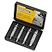 Damaged Screw Extractor Set- 4 Pcs Tungsten Carbide Tip Stripped Remover Kit by COMOWARE