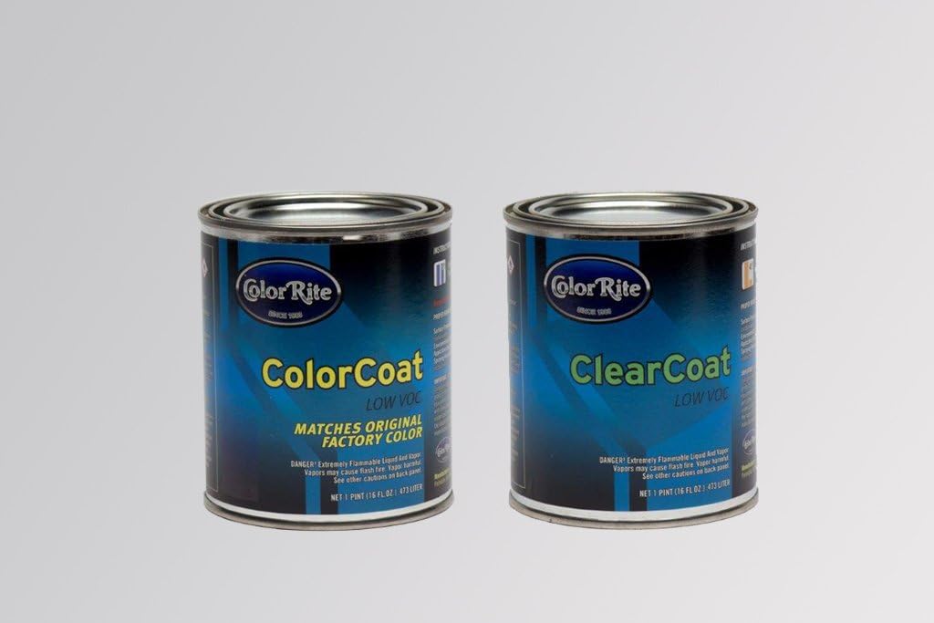 ScooterPaint - Touch-Up Paint for Piaggio / Vespa LX 150 i.e. | AQUAMARINE - 293 | Pint Color + Pint Clearcoat