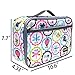 FlowFly Kids Lunch box Insulated Soft Bag Mini Cooler Back to School Thermal Meal Tote Kit for Girls, Boys, Glitter-RainBow