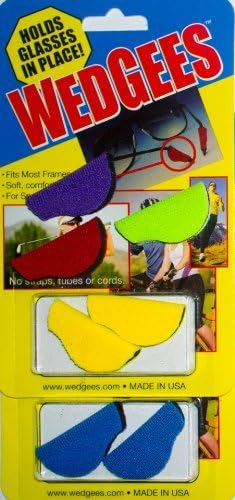 Wedgees Eyeglass Retainers and Eyewear Holders (4 +1) Pack Assorted Colors by Wedgees
