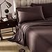Honeymoon Super Soft Microfiber 3-Piece Bed Sheet Set, Twin, Dark Chocolate