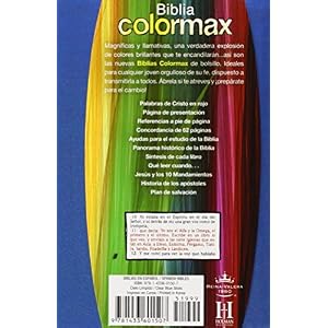 RVR 1960 Biblia Colormax, cielo iímpido imitación piel (Spanish Edition)