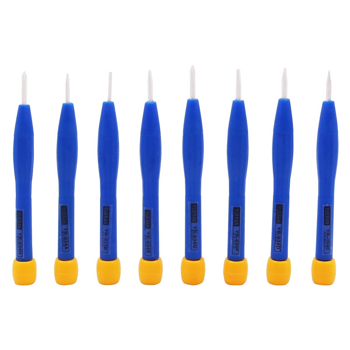 WANGCL 8PCS Anti-Static Ceramic Screwdriver Micro Screwdrivers Set for Circuit ESC Resistor Capacitor Adjustment