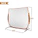 Outroad 7x7 ft Portable Golf Net Hitting Pitching Practice Driving with Carry Bag,Training for Outdoor,Indoor,Backyard (Orange)