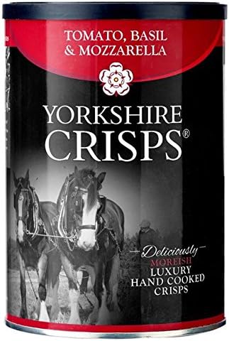 Yorkshire Crisps Tomato, Basil And Mozzarella 100g