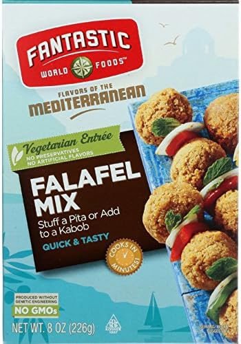 Fantastic World Foods Mix - Falafel - 8 oz - case of 6 - - - - - -Vegan